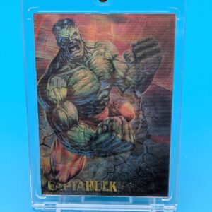 1995 marvel masterpieces mirage avengers #1 insert card thor hulk captain america