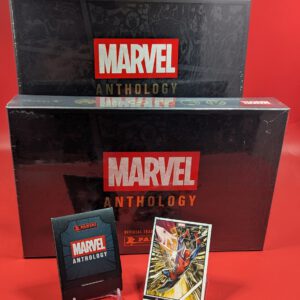2 x marvel anthology trading card treasure box + 1 x presale card