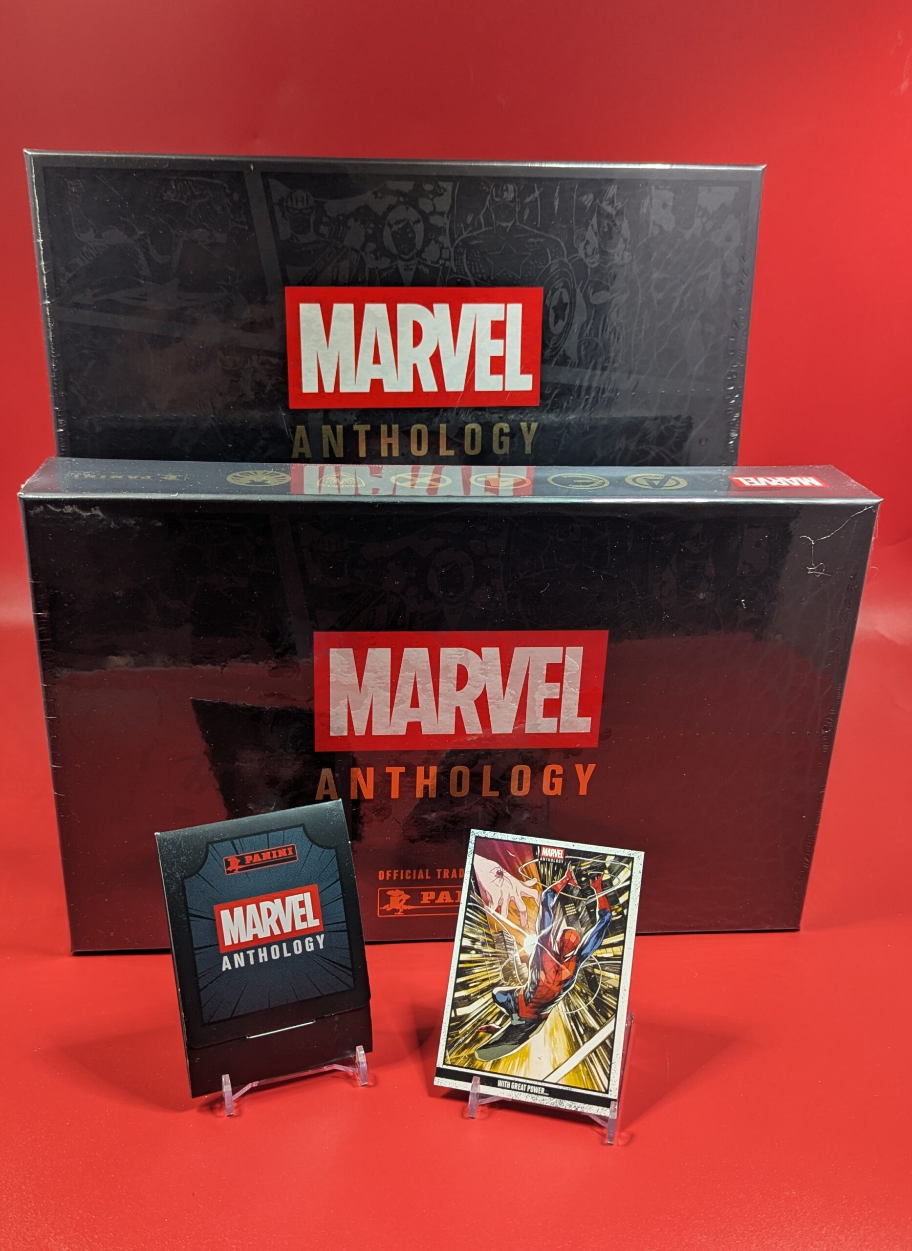 2 x marvel anthology trading card treasure box + 1 x presale card 2 x marvel anthology trading card treasure box + 1 x presale card