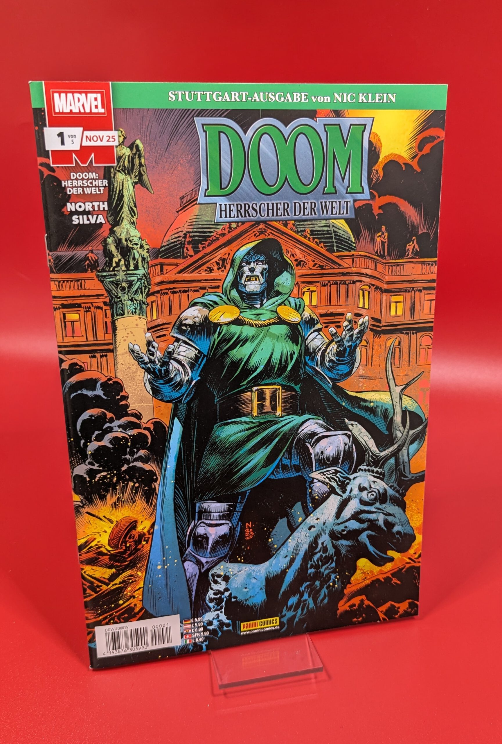 doom herrscher der welt 1 (von 5) kiosk variant doom herrscher der welt 1 (von 5) kiosk variant