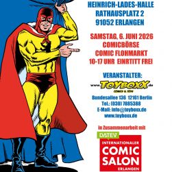 22. Internationaler Comic-Salon Erlangen 4.–7. Juni 2026 comicboerse